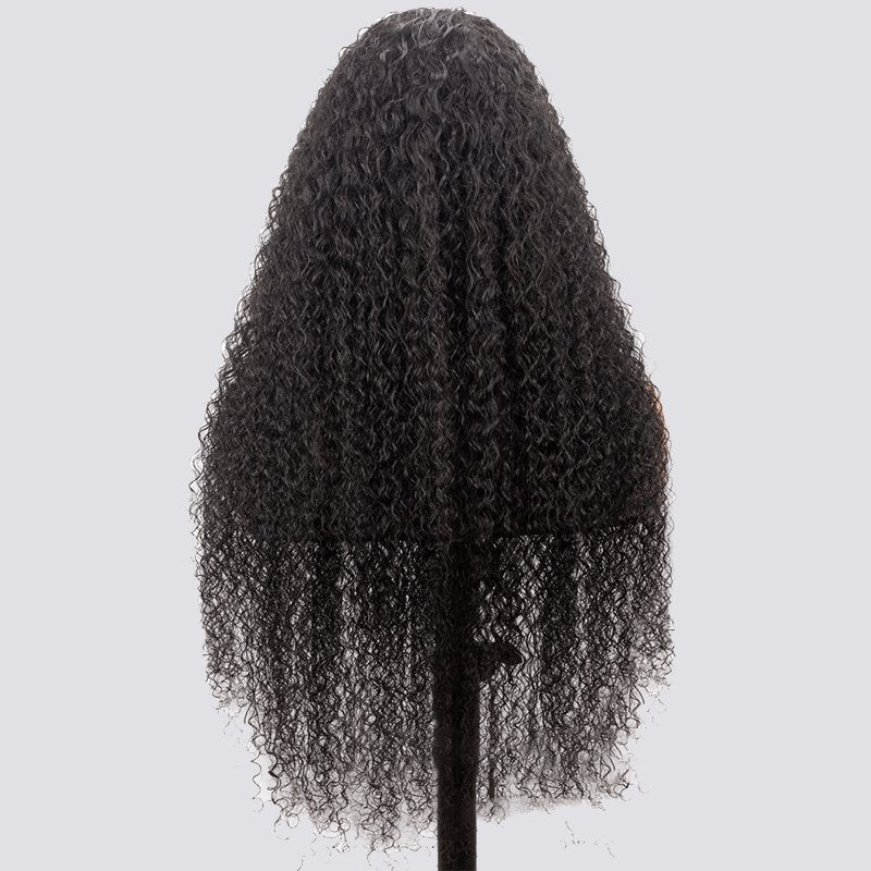 Jerry Curly Wig with 4x4 Lace Closure – Natural Look, Easy Wear