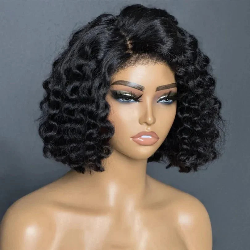 Soft Water Wave Bob Wig Stylish and Short Cut Design