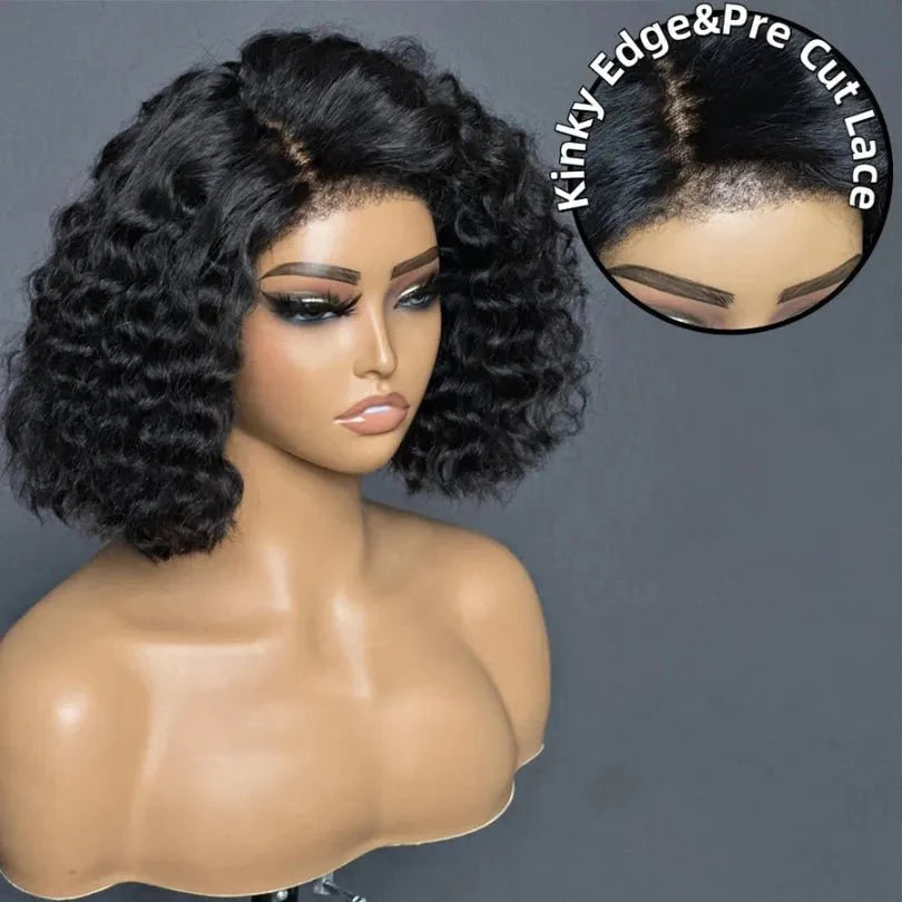 Soft Water Wave Bob Wig Stylish and Short Cut Design
