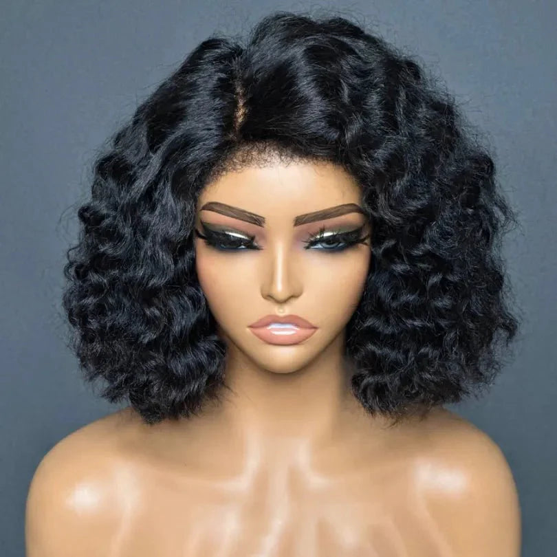 Soft Water Wave Bob Wig Stylish and Short Cut Design