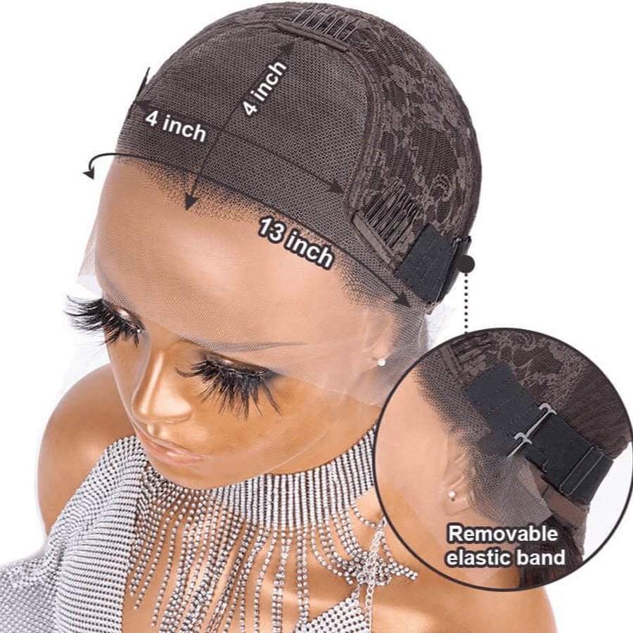 Chocolate Brown Curly Wig – Long Length, 100% Human Hair