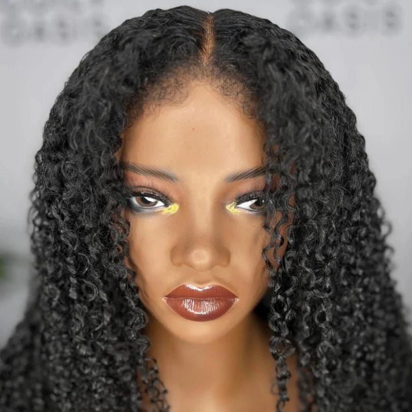 Long Afro Curly Wig – Comfortable Fit, Kinky Edges & Baby Hair
