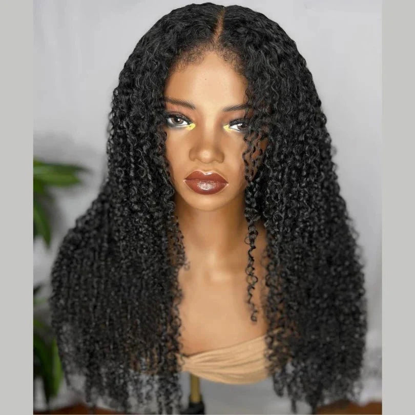 Long Afro Curly Wig – Comfortable Fit, Kinky Edges & Baby Hair