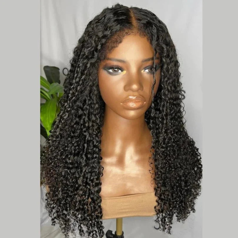 Long Afro Curly Wig – Comfortable Fit, Kinky Edges & Baby Hair