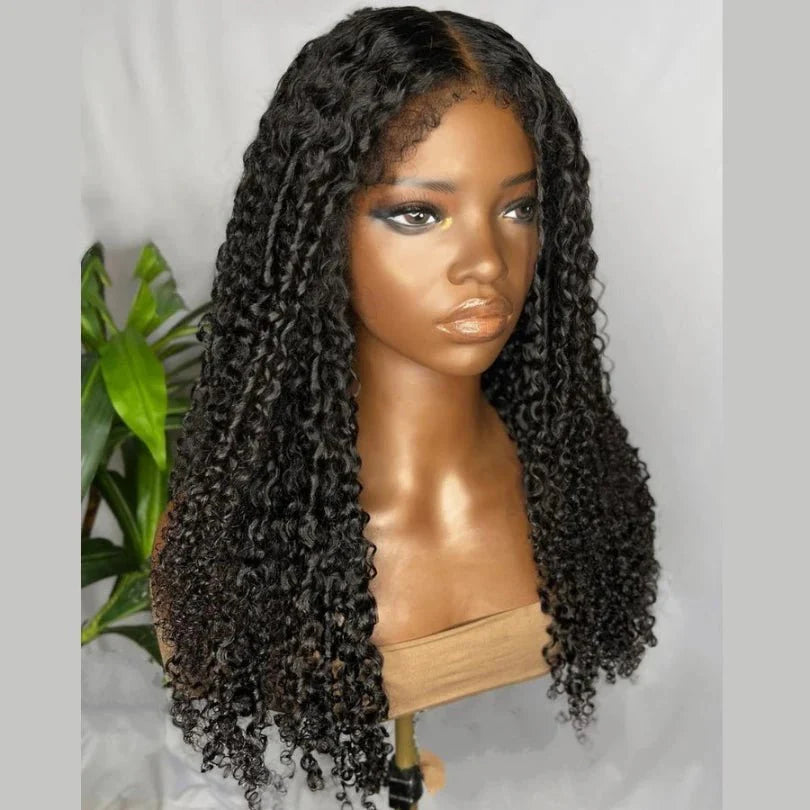Long Afro Curly Wig – Comfortable Fit, Kinky Edges & Baby Hair
