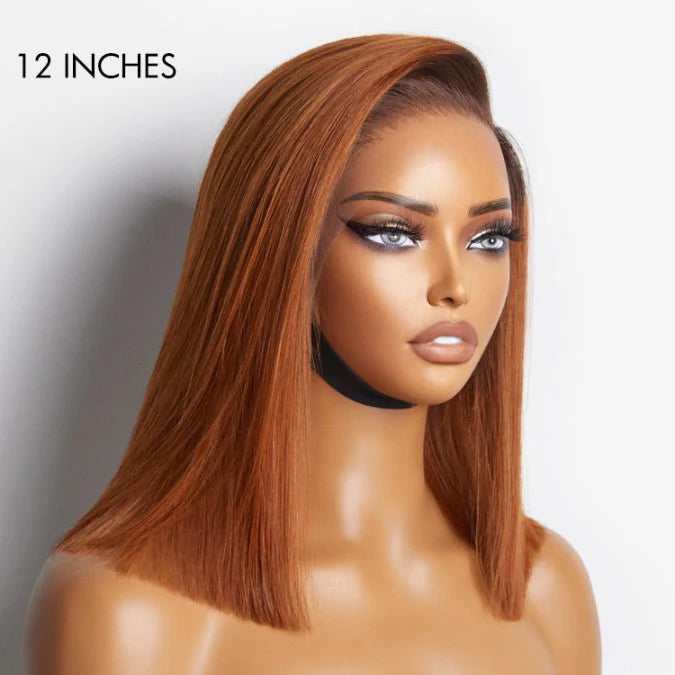 Ginger Ombre Straight Bob Wig Perfect for Summer