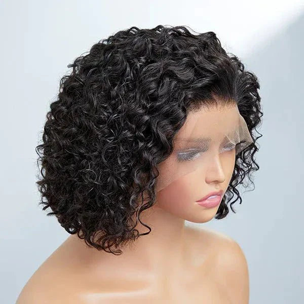 Lady’s Curly Bob Wig – Summer Pixie Cut, Stylish & Fresh
