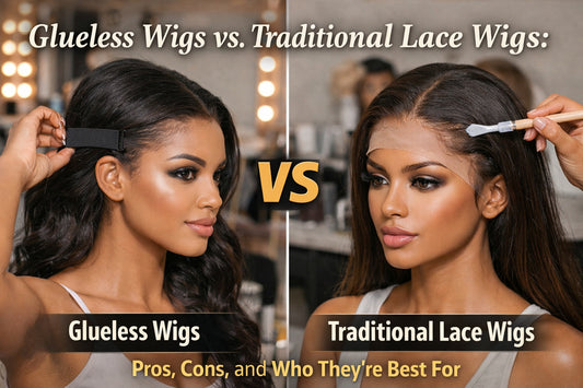 Glueless Wigs vs. Traditional Lace Wigs: Pros, Cons, and Who They’re Best For