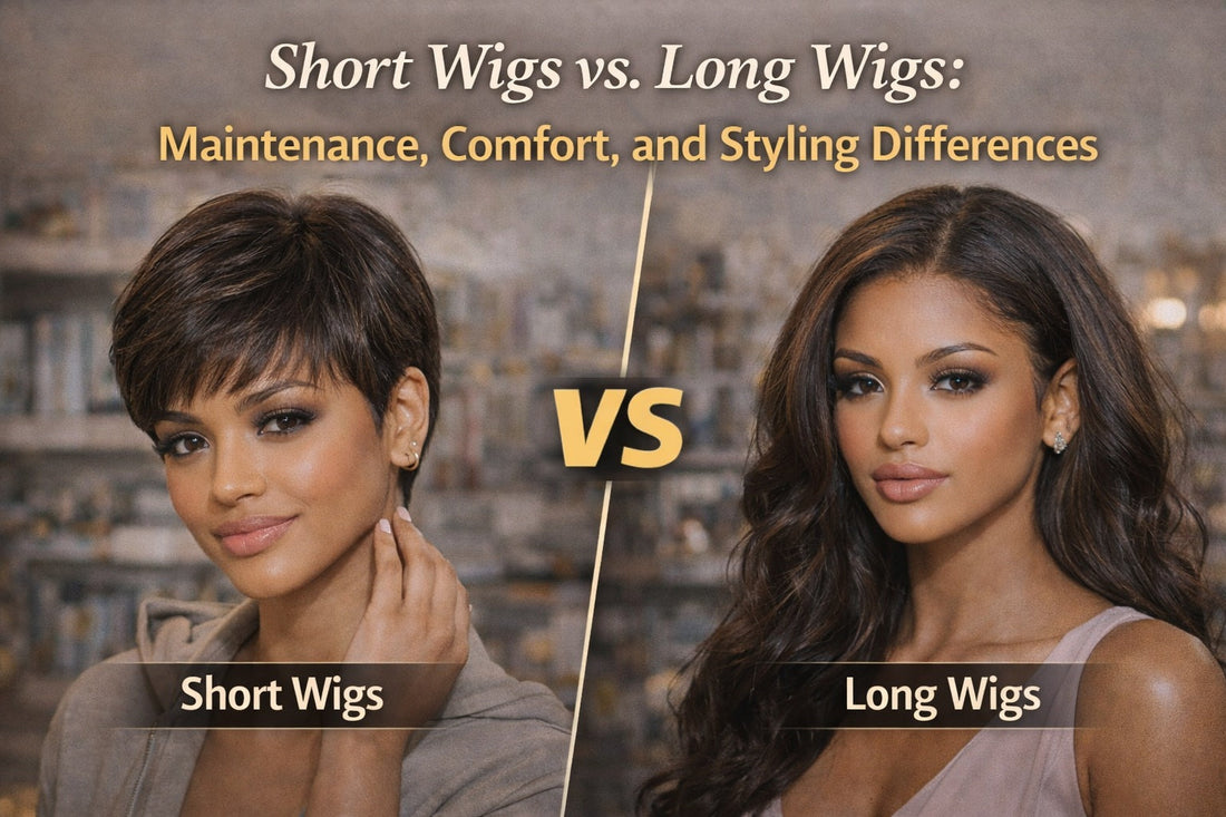 Short Wigs vs. Long Wigs: Maintenance, Comfort, and Styling Differences