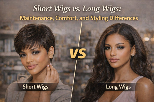 Short Wigs vs. Long Wigs: Maintenance, Comfort, and Styling Differences