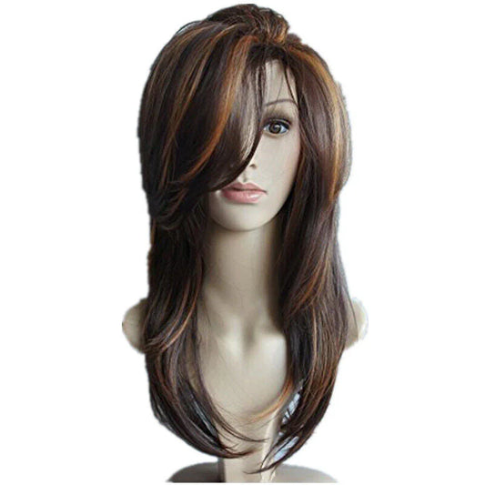 Long hair shawl straight hair synthetic hair beautiful