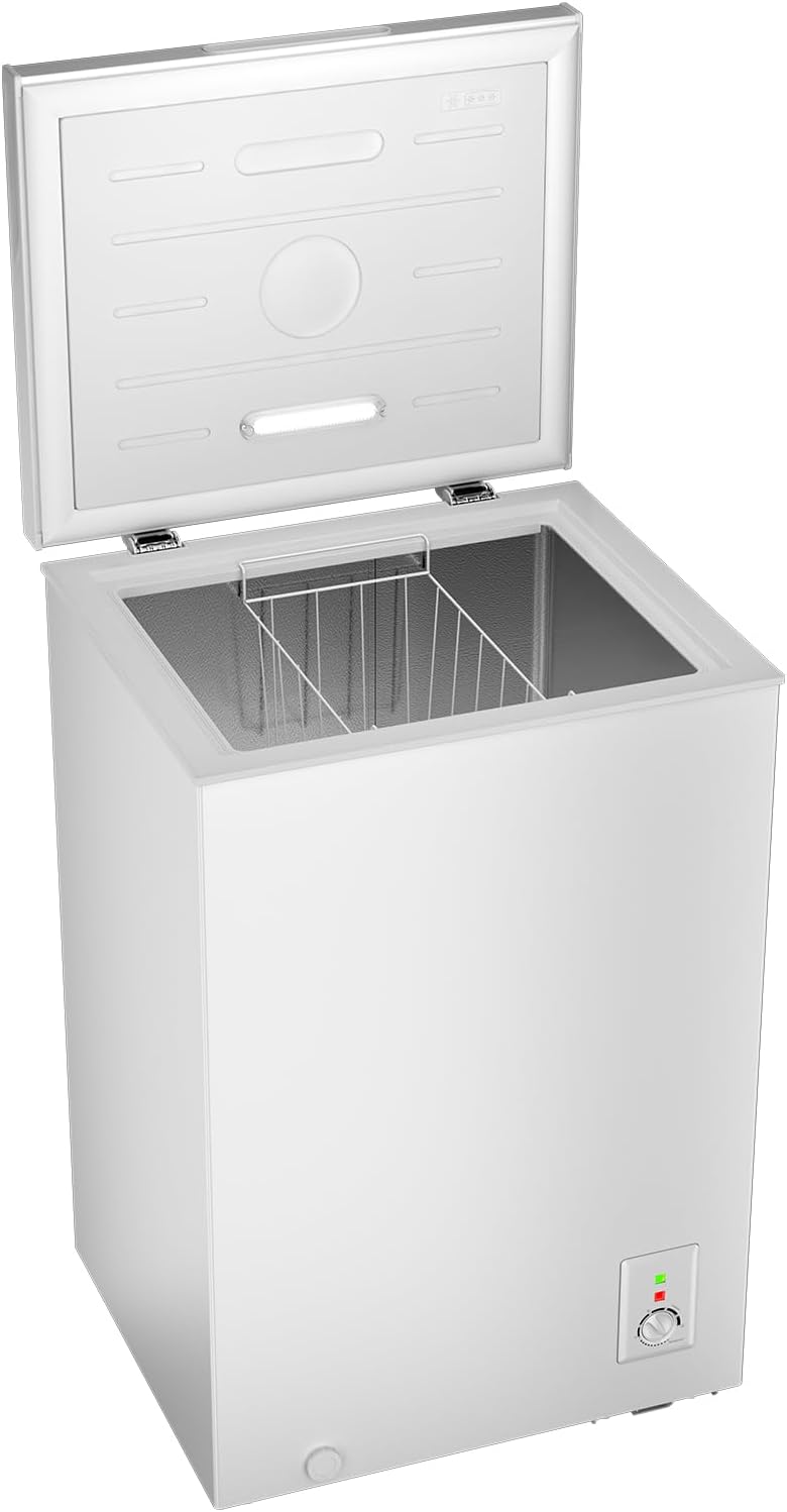 Congélateur vertical 99 L 54,5 x 47,6 x 83,5 cm Design compact Congélation 4 étoiles Contrôle constant de la température