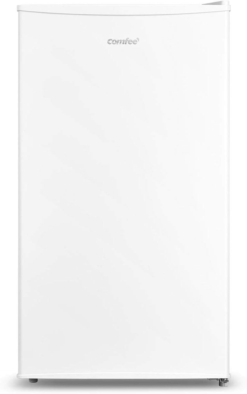 COMFEE' RCU40WH2(E) 31L Mini Congélateur, Porte Réversible, 4 Étoiles, Silencieux, pratique dans le Bureau, l'Hôtel et la Maison, Blanc