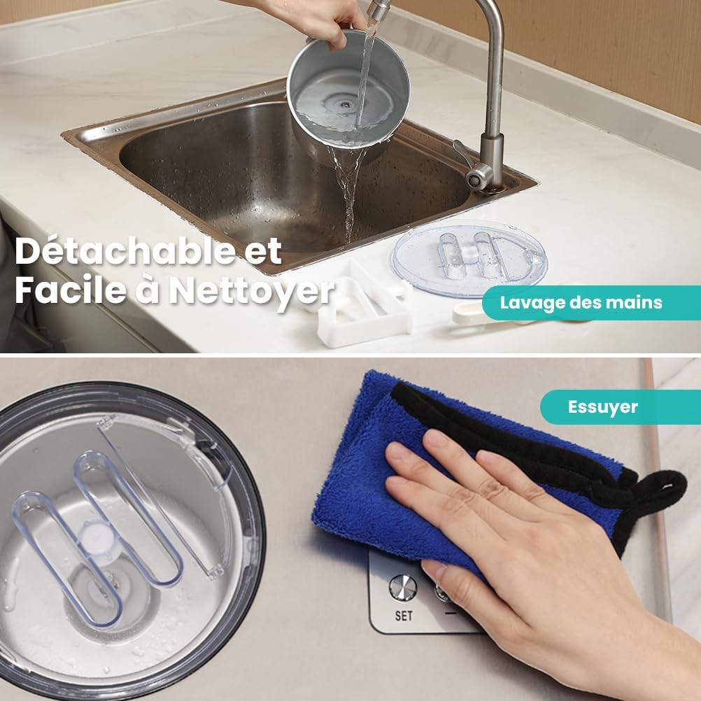 Sorbetiere Turbine a Glace avec Compresseur 2L, Sorbetière Electrique pas de Pré-congélation, Automatique Machine à Glace, LCD Préparation, Livre de recettes, pour Faire Sorbets/Crème Glacée/Gelato