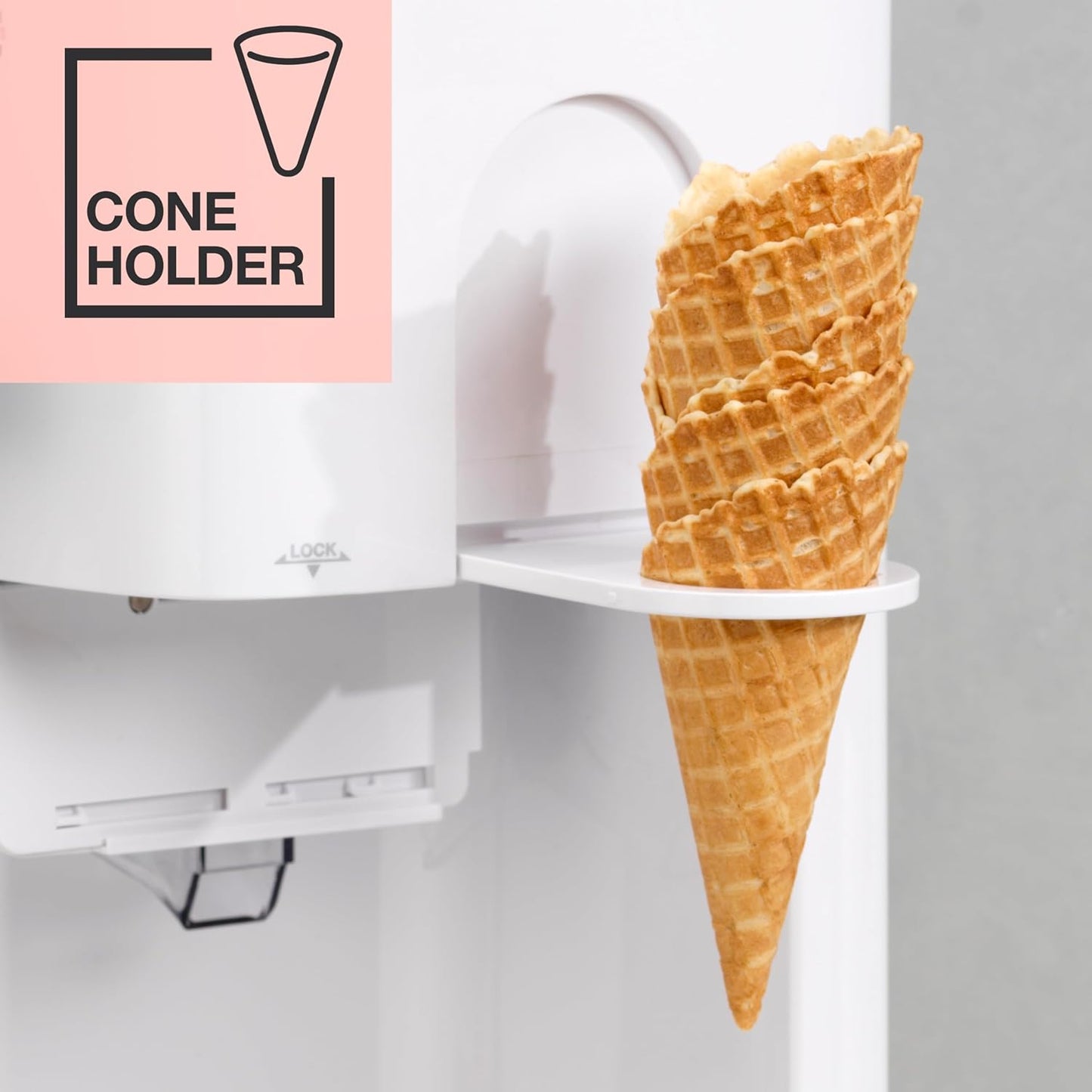 Sorbetière Cuisinart | Sorbetière, yaourt glacé, gelato, sorbet, sans produits laitiers | Distributeur de remplissage | Facile à utiliser | 1,42 L pour 6 portions | Prêt en 20 minutes | ICE48U
